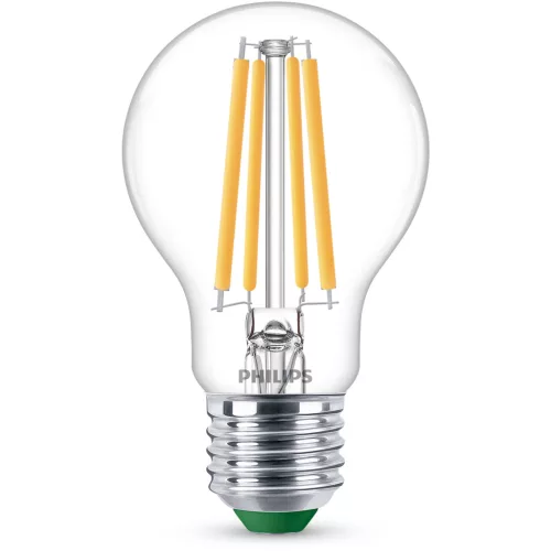 3x LED izzó E27 A60 7.3W = 100W 1535lm 210lm/W 2700K Meleg 300° A OSZTÁLYÚ UltraEfficient Philips