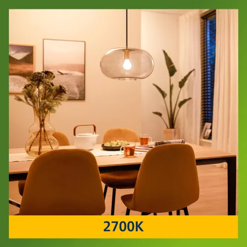 3x LED izzó E27 A60 7.3W = 100W 1535lm 210lm/W 2700K Meleg 300° A OSZTÁLYÚ UltraEfficient Philips