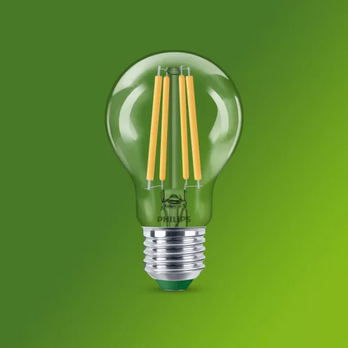 3x LED izzó E27 A60 7.3W = 100W 1535lm 210lm/W 2700K Meleg 300° A OSZTÁLYÚ UltraEfficient Philips