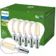 6x LED izzó E14 gömb P45 2.3W = 40W 485lm 210lm/W 2700K Meleg 300° A OSZTÁLYÚ UltraEfficient Philips
