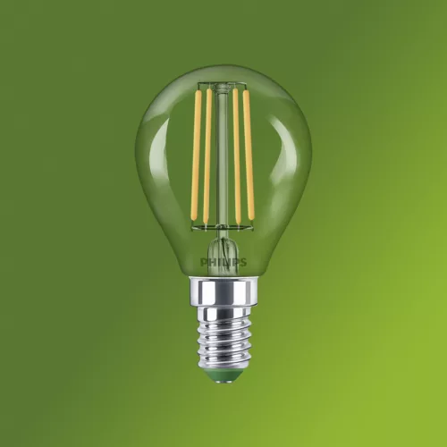 6x LED izzó E14 gömb P45 2.3W = 40W 485lm 210lm/W 2700K Meleg 300° A OSZTÁLYÚ UltraEfficient Philips