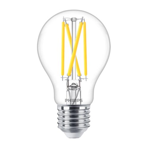 LED izzó E27 A60 5,9W = 60W 806lm 2700 meleg izzószál PHILIPS szabályozható