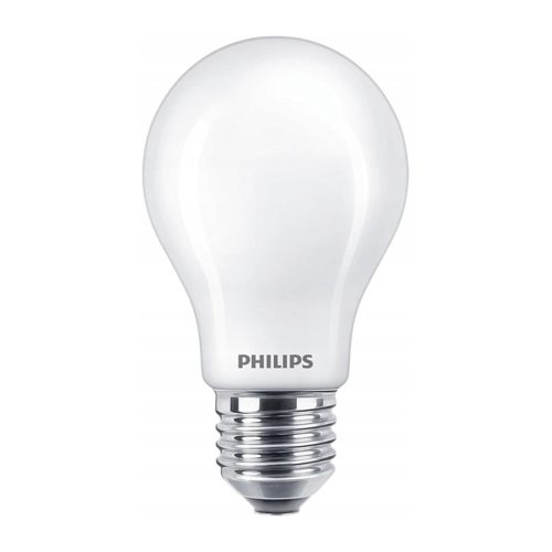 LED izzó E27 A60 5,9W = 60W 806lm 2700 meleg izzószál tejes PHILIPS szabályozható
