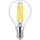 LED izzó gömb E14 P45 3,4W = 40W 470lm 2700 meleg izzószál PHILIPS szabályozható