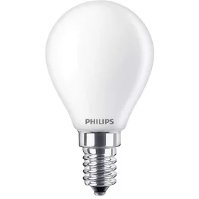   LED izzó gömb E14 P45 3,4W = 40W 470lm 2700 meleg izzószál tejes PHILIPS szabályozható
