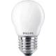LED izzó Globe E27 P45 3,4W = 40W 470lm 2700 meleg izzószál tejes PHILIPS szabályozható