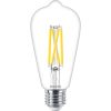LED Edison izzó E27 ST64 5,9W = 60W 806lm 2700 meleg izzószál PHILIPS szabályozható