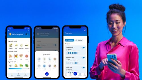LED izzó E27 A60 12,5 W = 100 W 1521 lm 2200-6500 K RGB + TW Intelligens SMART WiFi Bluetooth WiZ alkalmazás Philips