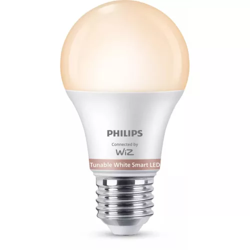 3x LED izzó E27 A60 8W = 60W 806lm 2700-6500K TW Intelligens OKOS WiFi Bluetooth WiZ App Philips
