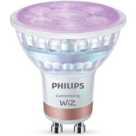   3x LED izzó GU10 spotlámpa PAR16 4,7 W = 50 W 345 lm 2200-6500 K RGB + TW Intelligens OKOS WiFi Bluetooth WiZ alkalmazás Philips