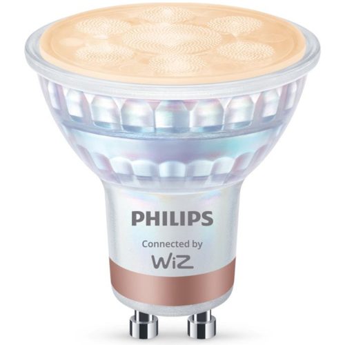 3x LED izzó GU10 spotlámpa PAR16 4,7 W = 50 W 345 lm 2700-6500 K TW Intelligens OKOS WiFi Bluetooth WiZ alkalmazás Philips