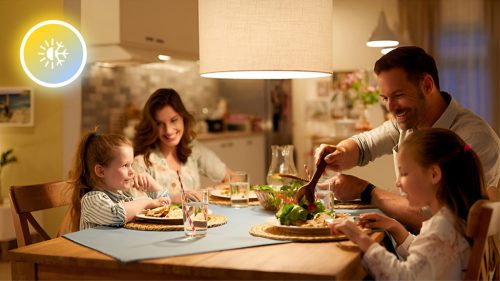 3x LED izzó GU10 spotlámpa PAR16 4,7 W = 50 W 345 lm 2700-6500 K TW Intelligens OKOS WiFi Bluetooth WiZ alkalmazás Philips