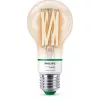 LED izzó E27 A60 4,3 W = 60 W 903 lm 2700-4000 K TW FILAMENT UltraEfficient Smart WiFi Bluetooth WiZ App Philips