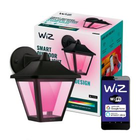   Kerti LED fali lámpa homlokzati kültéri lámpa 9,5 W RGB SMART WiFi WiZ