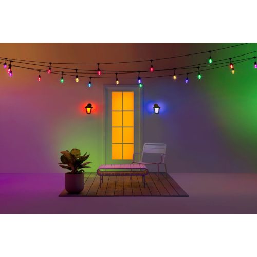 Kerti LED fali lámpa homlokzati kültéri lámpa 9,5 W RGB SMART WiFi WiZ