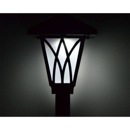 Napelemes kerti lámpa LED függőlámpás IP44 27cm-es szürkületérzékelő