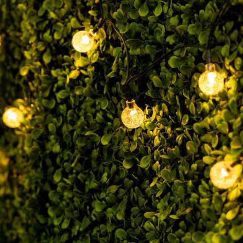 Solar Girland Garden DEKORATÍV Fénylánc 20 golyó szín 400 cm