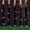 Solar Girland Garden DECORATIVE Light Chain 20 LED átlátszó szitakötők, hideg színben