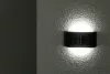 2x kerti napkollektoros LED lámpa oldalfali lámpa felső, alsó kerek rögzítőkészlet