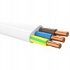 Kábel YDYp żo 450/750V 3x2,5mm fehér 1m ELEKTROMOS KÁBEL
