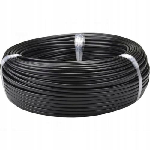 Kábel OMYp 300/300V 2x1,5mm Fekete 1m ELEKTROMOS KÁBEL