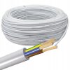 Vezetékkábel OWY H05VV-F 300/500V 3x1mm fehér 1m ELEKTROMOS KÁBEL