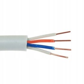   Vezetékkábel YTKSY 2x2x0,5mm Távközlés Fehér 1m ELEKTROMOS KÁBEL