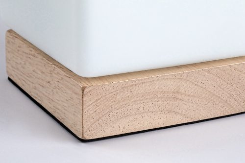 Asztali asztali lámpa, éjszakai dekoráció, 1,3 W, 40 lm, 3000 K, szabályozható fényerejű, barna, skandináv, Pirit, Rabalux