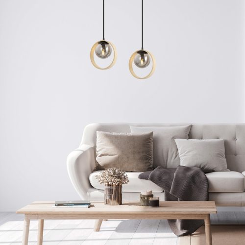 Mennyezeti lámpa, E14, modern barna, Peyton, Rabalux