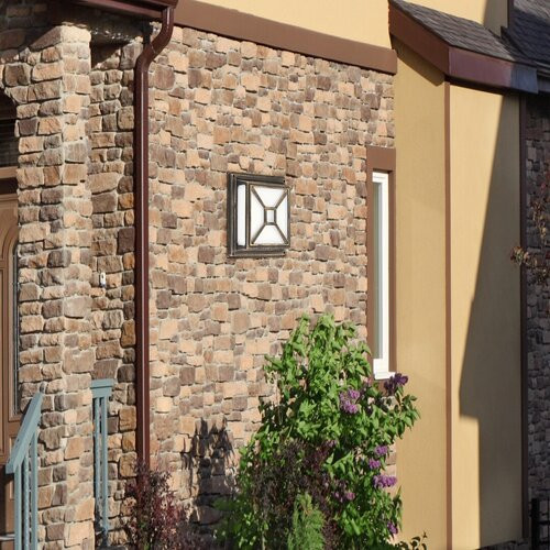 Kerti lámpa LED fali lámpa DARIUS 2xE27 IP54 mennyezeti négyzet alakú antik arany RABALUX