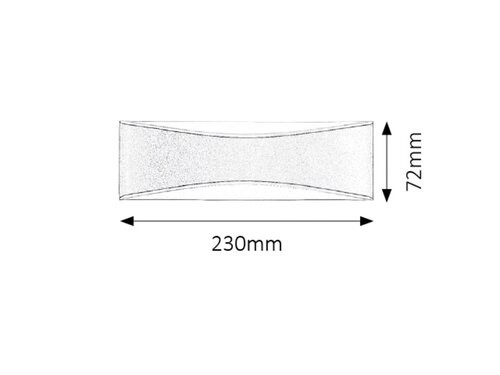 Kerti lámpa LED fali lámpa BIRMINGHAM 10W 4000K IP65 felülről alul téglalap alakú antracit RABALUX