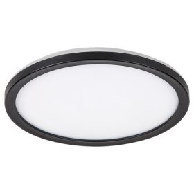   Kültéri LED kerti mennyezeti lámpa INVERNESS 15W CCT DIM IP44 Wi-Fi kerek mennyezeti lámpa fehér és fekete RABALUX