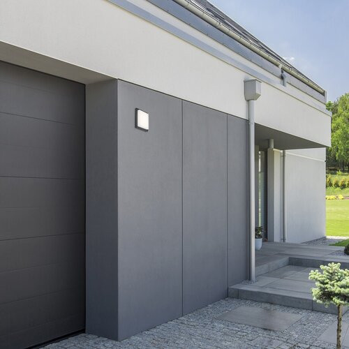 Kerti lámpa LED fali lámpa ONTARIO 8W 4000K IP65 négyzet fehér antracit RABALUX