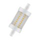 LED izzószál R7S 7W = 60W 806lm 2700K meleg 78mm RADIUM Ledline Essence