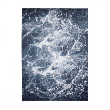 Csúszásgátló szőnyeg MARBLE szőnyegfutó fekete-fehér márvány 120x170 cm GOLDLUX