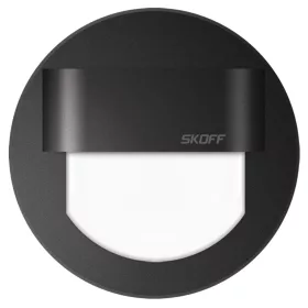   LED lépcsőlámpa 0,8W 3000K 10V DC IP20 Matt fekete RUEDA STICK Skoff