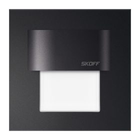   LED lépcsőlámpa 0,4W 6500K 10V DC IP20 matt fekete TANGO MINI Skoff
