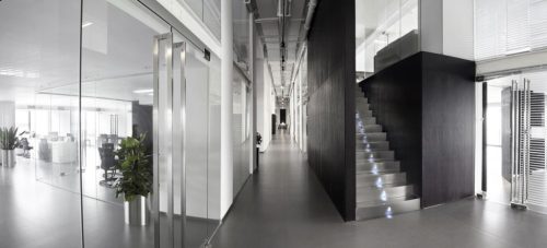 LED lépcsőlámpa 1.8W 230V IP20 matt fekete RUEDA SHORT Skoff