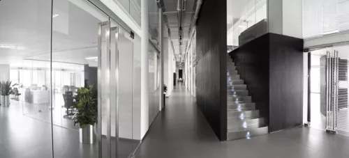 LED lépcsőlámpa 1.8W 230V IP20 matt fekete RUEDA SHORT Skoff