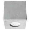 Felületre szerelhető lámpatest QUAD GU10 Spot Industrial Cube szürke SOLLUX