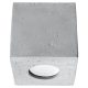 Felületre szerelhető lámpatest QUAD GU10 Spot Industrial Cube szürke SOLLUX