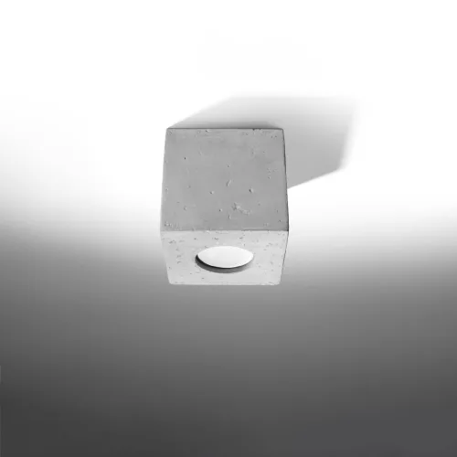 Felületre szerelhető lámpatest QUAD GU10 Spot Industrial Cube szürke SOLLUX