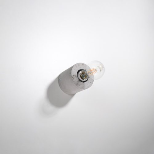 SALGADO E27 LED fali lámpa beton SOLLUX