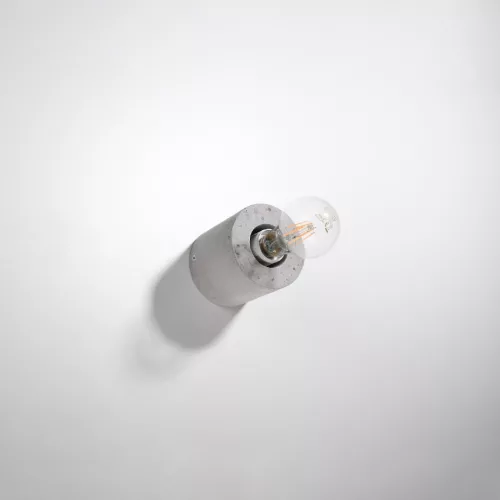 SALGADO E27 LED fali lámpa beton SOLLUX