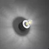 SALGADO E27 LED fali lámpa beton SOLLUX