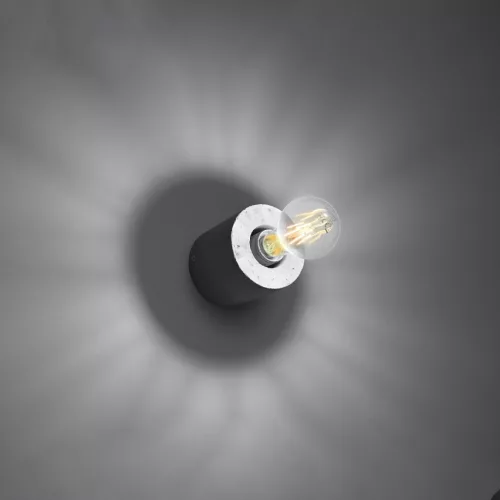 SALGADO E27 LED fali lámpa beton SOLLUX