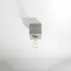 Felületre szerelhető lámpatest ARIZ E27 Spot Grey Cube SOLLUX