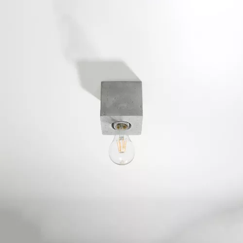 Felületre szerelhető lámpatest ARIZ E27 Spot Grey Cube SOLLUX