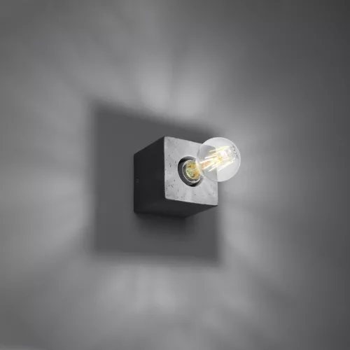 ARIZ E27 LED fali lámpa beton SOLLUX