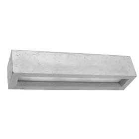   LED fali lámpa VEGA 2xE27 négyszögletes fali lámpa 50cm beton SOLLUX